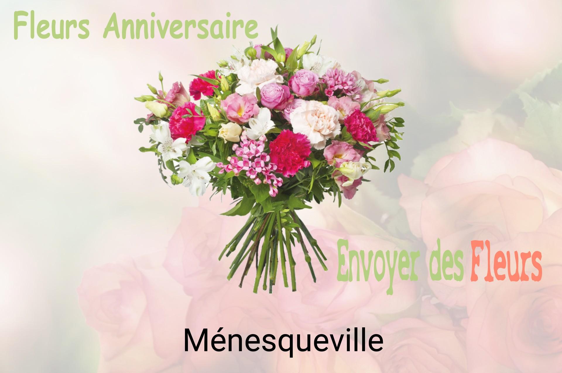 Bouquet de fleurs d’anniversaire livré à Ménesqueville